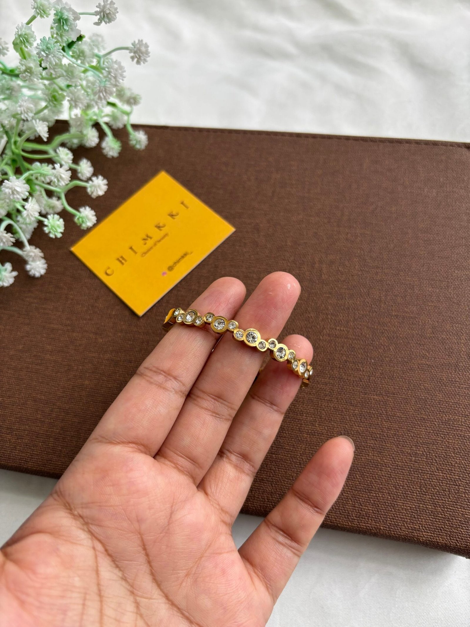 img_5593 Beautiful kids/Teem open bangle ❣️diameter 5cm✨1522 - Image 1