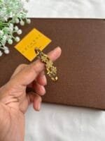 Beautiful flower des Golden Open bangle for kids/ Teen Diameter 5cm✨1521 - Image 4