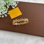 Beautiful star design Golden open bangle🌟1554