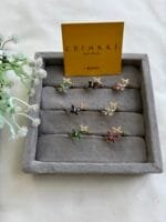 Stainless steel Beautiful adjustable size Butterfly Stone Design Adjustable Rings😍1542 - Image 2