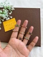 Stainless steel Beautiful Adjustable size butterfly design Golden Rings✨1546 - Image 2