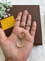 Stainless steel Beautiful Adjustable size butterfly design Golden Rings✨1546 - Image 12