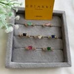 Stainless steel Beautiful Adjustable size heart design golden Rings😍1544