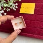 Beautiful white stone Adjustable Ring✨