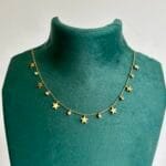 Beautiful star design Golden Necklace 🌟