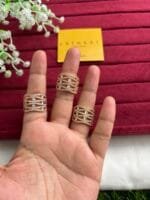 Beautiful Rosegold statement Adjustable Ring🌸 - Image 2