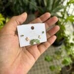 Trendy Beautiful leaf and bird design earrings combo🍃