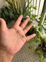 Stainless steel Beautiful Red clover design bracelet ✨ - Image 3