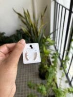 Beautiful curvy design earrings 🌸 - Image 3