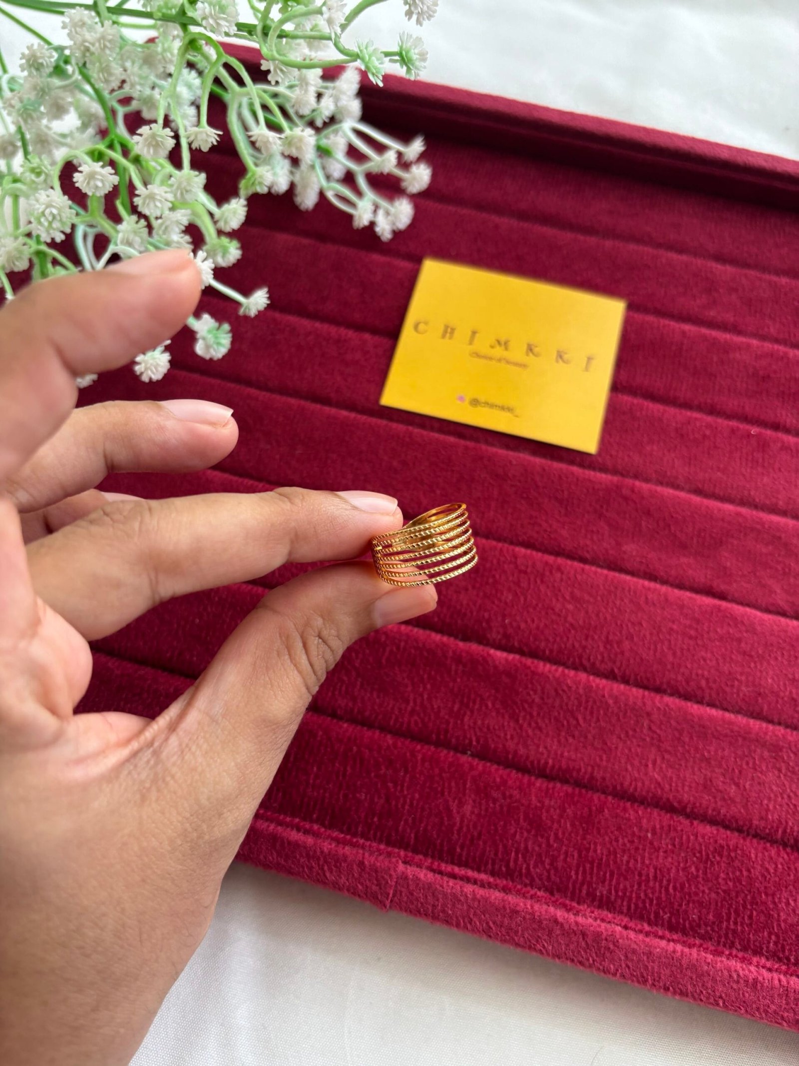 img_7995 Trendy beautiful layer adjustable ring ๐ธ 1605 - Image 1