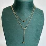 Stainless steel Beautiful double layer necklace 🌸 1614
