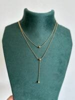 Stainless steel Beautiful double layer Golden Necklace ❣️