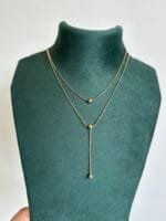 Stainless steel Beautiful double layer Golden Necklace ❣️ - Image 4