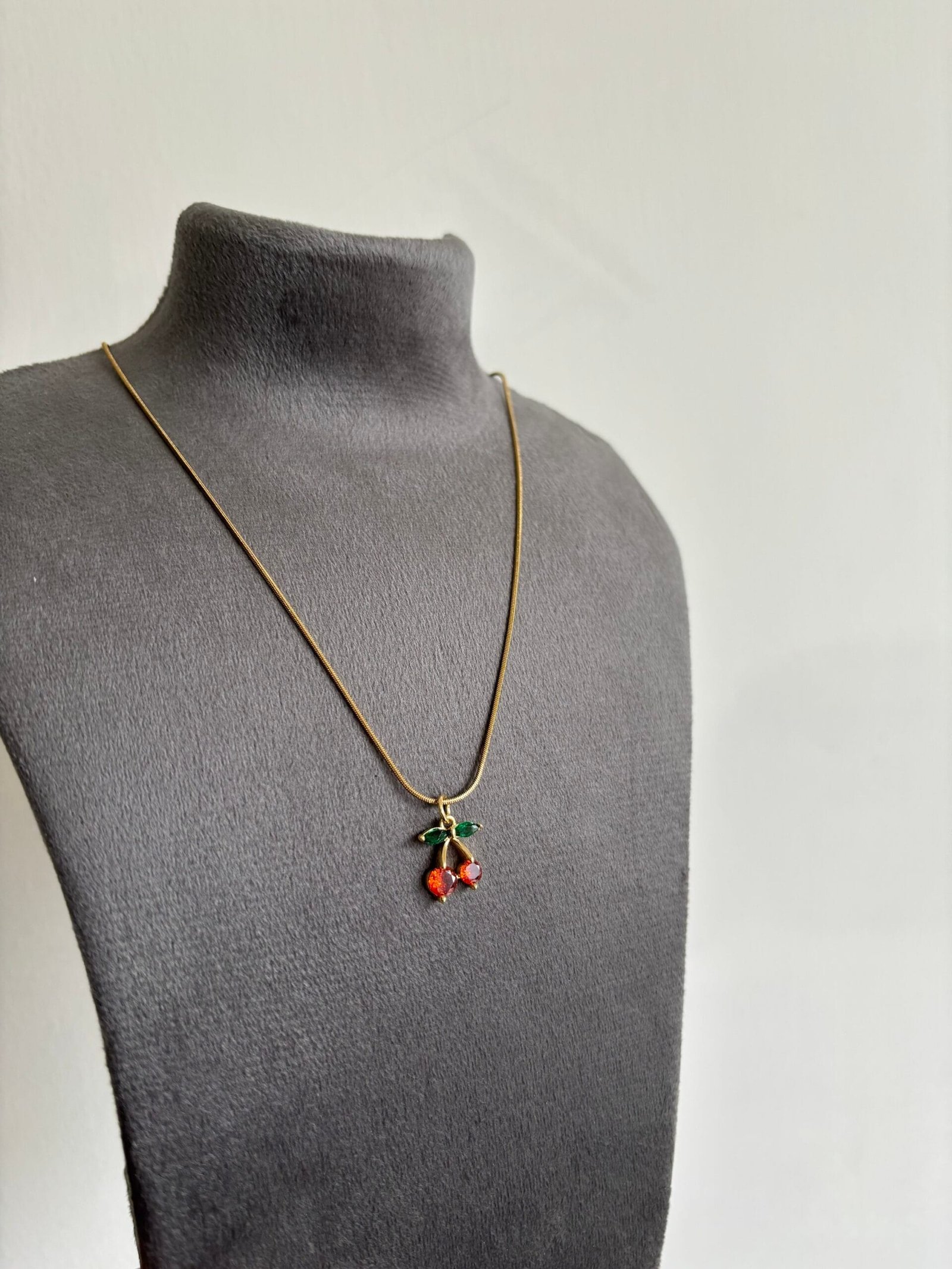 img_3254 Beautiful cherry design Necklace 🍒 - Image 1