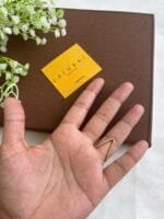 Beautiful Trendy V ring Golden✨ - Image 2