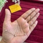 Beautiful flower design Rosegold Necklace