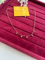 Beautiful star charming design Rosegold Necklace 🌟