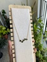 Beautiful dark green flower necklace 🌸 1638 - Image 2