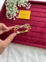 Beautiful Leaf design Open bangle♥️