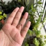 Beautiful V ring Rosegold Adjustable size🌸