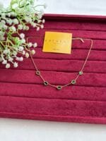 Beautiful green oval stone Necklace ✨ - Image 2