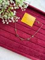 Beautiful green oval stone Necklace ✨ - Image 3