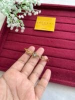 Stainless steel Beautiful design Golden open bangle🌟 - Image 3