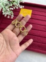 Stainless steel Beautiful design Golden open bangle🌟 - Image 6