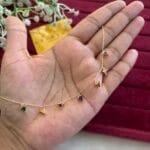 Beautiful Design Triangle multicolour Necklace😍