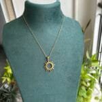 Beautiful sun design Golden Necklace ☀️