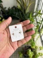 Trendy heart stud earrings ♥️ 1719
