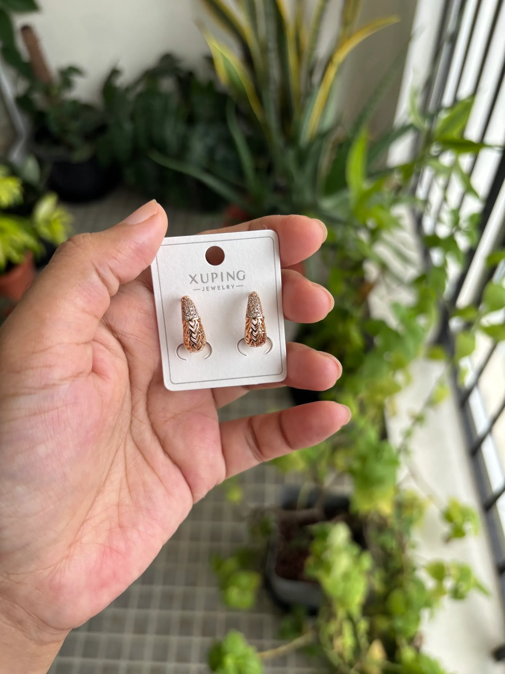 img_9352 Xuping Beautiful Bali Rosegold Earrings 🌸 1667 - Image 1
