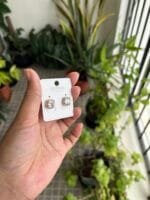 Beautiful square stone earrings 🌸 1714 - Image 2