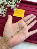 Stainless steel Beautiful flower design multicolour bracelet ♥️