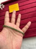 Beautiful Emerald Green stone bracelet ❤️‍🔥 - Image 2