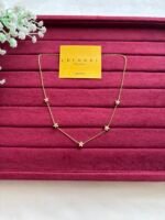 Beautiful Flower Golden Necklace 🌟 1735 - Image 4
