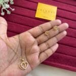 Beautiful Heart design pendant set♥️