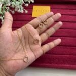 Beautiful circle design combo set Golden🌸