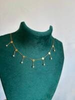 Beautiful Flower Hanging Design Necklace 🌸 1764