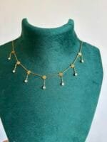 Beautiful Flower Hanging Design Necklace 🌸 1764 - Image 2