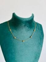 Beautiful Rose design Golden Necklace - Image 2