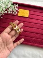 Beautiful premium imported Golden Open bangle 🌸 1769 - Image 2