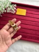 Beautiful premium imported Golden Open bangle 🌸 1769 - Image 4