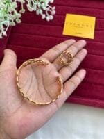 Adjustable Bangle And Ring Combo 🌸 1744 - Image 3