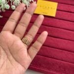 Cute Ad Stone Adjustable Golden Ring 🌸 1837