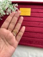 Beautiful Ad stone Adjustable Golden Ring✨ - Image 2