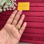 Beautiful Ad Stone Adjustable Golden Rings 🌸 1835