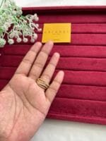 Beautiful Ad Stone Adjustable Golden Rings 🌸 1835