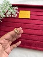 Beautiful Ad Stone Adjustable Golden Rings 🌸 1835 - Image 2