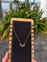 Beautiful flower design Golden Necklace😍 - Image 2